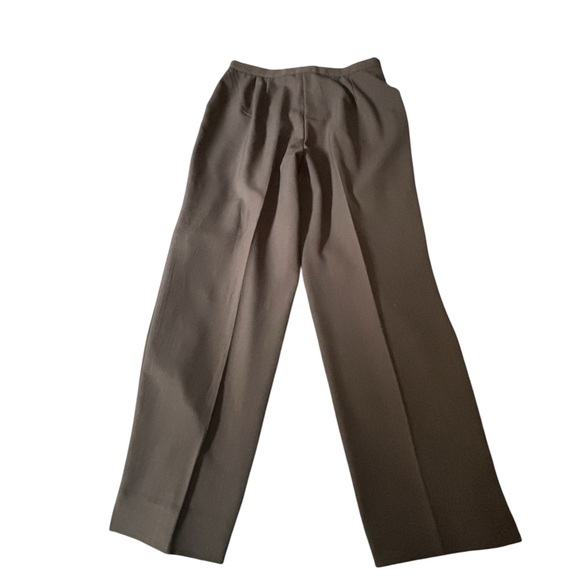 Worthington Women's Dressy Strait Leg Pants in Taupe/Grey - Picture 4 of 8